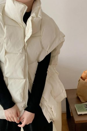 Cute Everyday Outfits, Outfit Inspo Casual Vacay Mode Oversized Puffer Vest