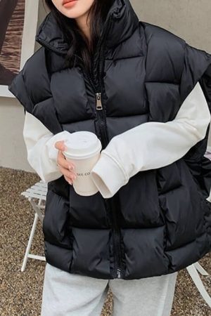 Cute Everyday Outfits, Outfit Inspo Casual Vacay Mode Oversized Puffer Vest