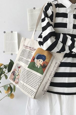 Cute Everyday Outfits, Outfit Inspo Casual Van Gogh Shoulder Bag