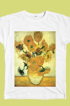 Cute Everyday Outfits, Outfit Inspo Casual Van Gogh Sunflowers Tee