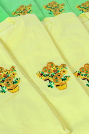 Cute Everyday Outfits, Outfit Inspo Casual Van Gogh Sunflowers Tee