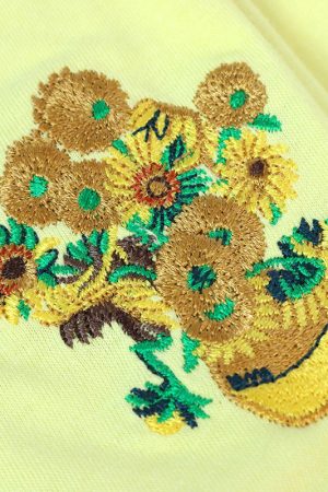 Cute Everyday Outfits, Outfit Inspo Casual Van Gogh Sunflowers Tee