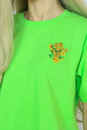 Cute Everyday Outfits, Outfit Inspo Casual Van Gogh Sunflowers Tee