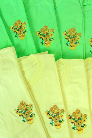 Cute Everyday Outfits, Outfit Inspo Casual Van Gogh Sunflowers Tee