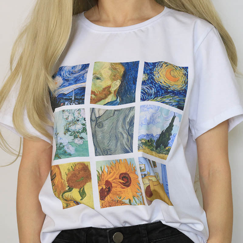 Cute Everyday Outfits, Outfit Inspo Casual Van Gogh Tee Cute Everyday Outfits, Outfit Inspo Casual Van Gogh Tee