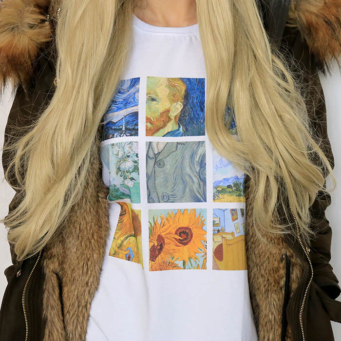 Cute Everyday Outfits, Outfit Inspo Casual Van Gogh Tee Cute Everyday Outfits, Outfit Inspo Casual Van Gogh Tee