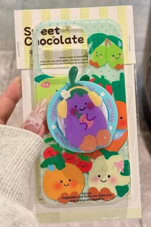 Cute Everyday Outfits, Outfit Inspo Casual Vegetables and Fruits iPhone Case & Grip