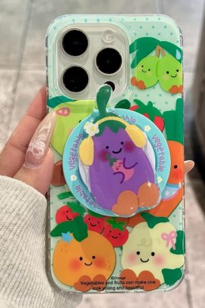 Cute Everyday Outfits, Outfit Inspo Casual Vegetables and Fruits iPhone Case & Grip