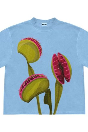 Cute Everyday Outfits, Outfit Inspo Casual Venus Flytrap Graphic Shirt