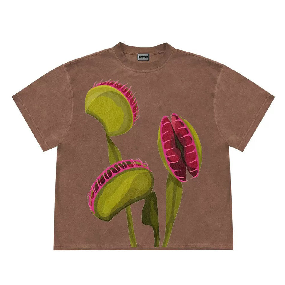Cute Everyday Outfits, Outfit Inspo Casual Venus Flytrap Graphic Shirt