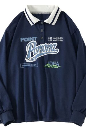 Cute Everyday Outfits, Outfit Inspo Casual Vintage Collar Sweatshirt