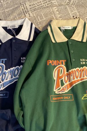 Cute Everyday Outfits, Outfit Inspo Casual Vintage Collar Sweatshirt