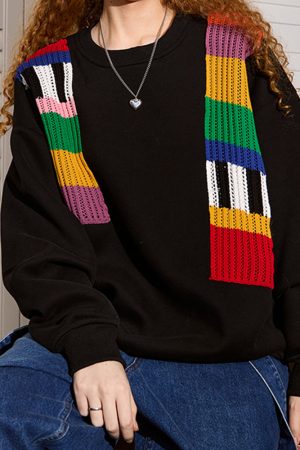 Cute Everyday Outfits, Outfit Inspo Casual Vintage TV Static Sweatshirt