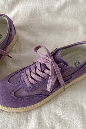 Cute Everyday Outfits, Outfit Inspo Casual Violet Suede Retro Sneakers