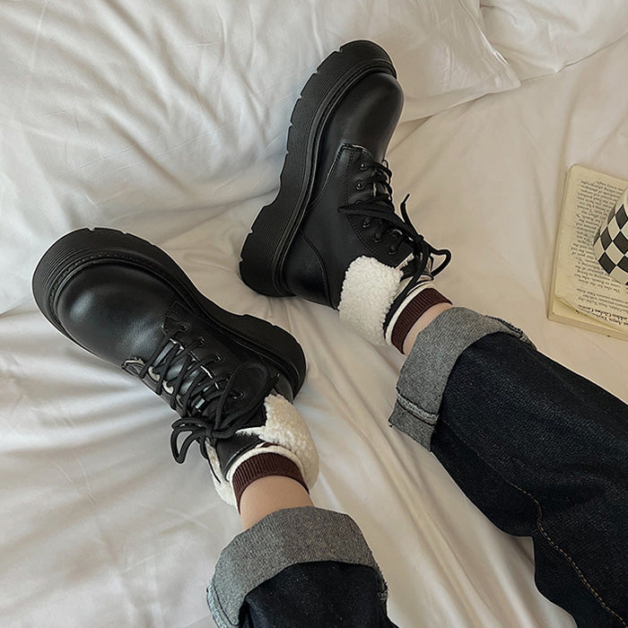 Cute Everyday Outfits, Outfit Inspo Casual Warm Sheepskin Ankle Boots Cute Everyday Outfits, Outfit Inspo Casual Warm Sheepskin Ankle Boots