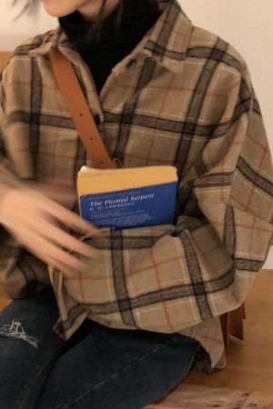 Cute Everyday Outfits, Outfit Inspo Casual Warm Vibes Oversized Plaid Shirt