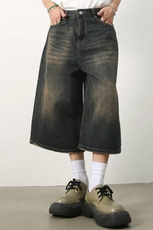 Cute Everyday Outfits, Outfit Inspo Casual Wash Me Out Baggy Denim Shorts