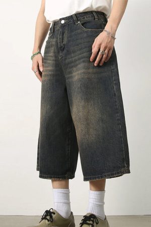 Cute Everyday Outfits, Outfit Inspo Casual Wash Me Out Baggy Denim Shorts