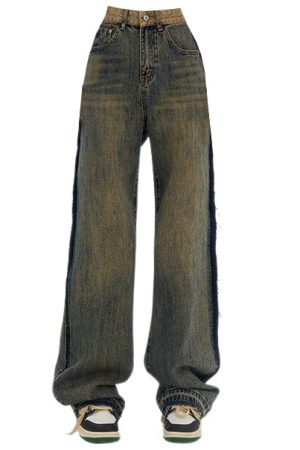 Cute Everyday Outfits, Outfit Inspo Casual Washed Brown Jeans with Contrast Pocket