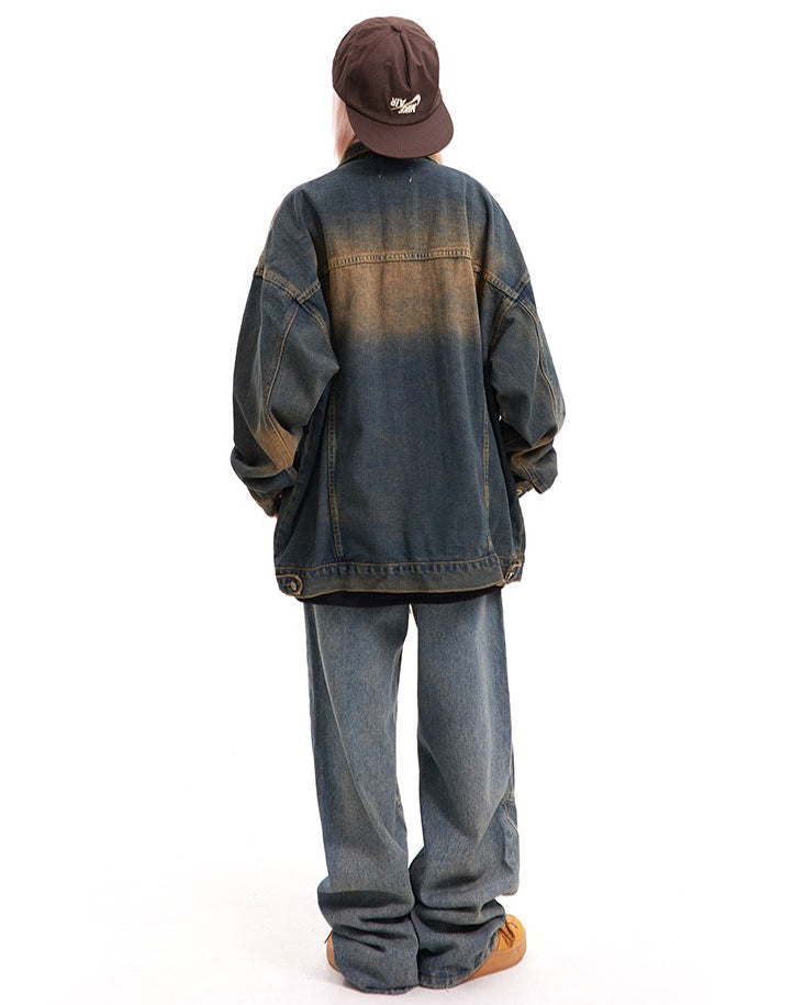 Cute Everyday Outfits, Outfit Inspo Casual Washed Brown Loose Denim Jacket Cute Everyday Outfits, Outfit Inspo Casual Washed Brown Loose Denim Jacket