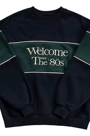 Cute Everyday Outfits, Outfit Inspo Casual Welcome The 80's Sweatshirt