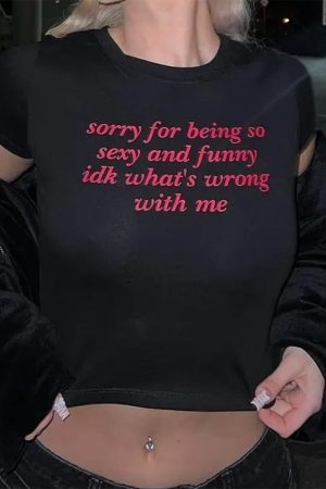 Cute Everyday Outfits, Outfit Inspo Casual What’s Wrong With Me Baby Tee