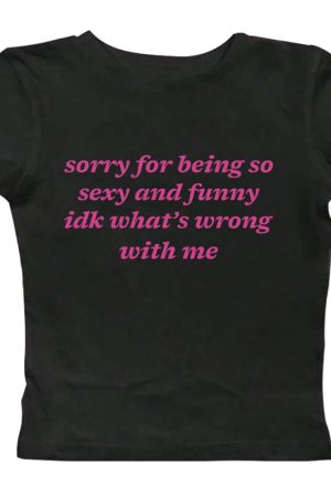 Cute Everyday Outfits, Outfit Inspo Casual What’s Wrong With Me Baby Tee