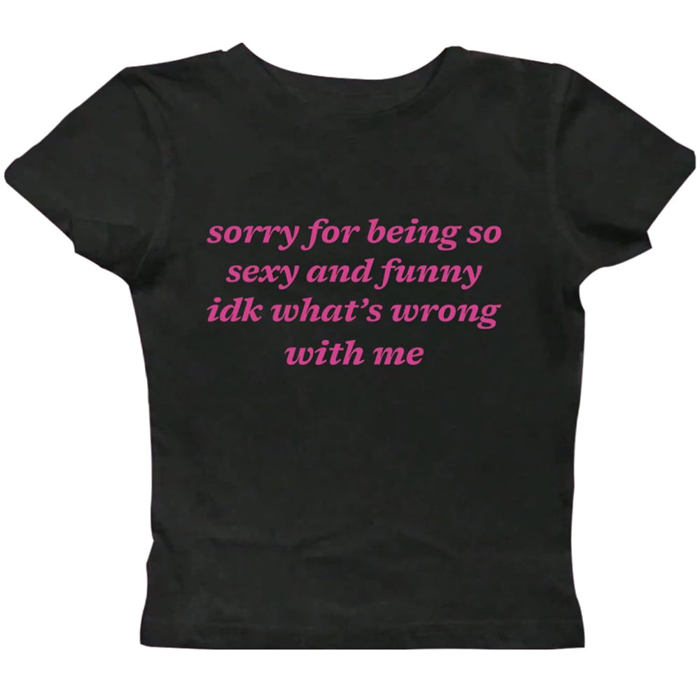 Cute Everyday Outfits, Outfit Inspo Casual What’s Wrong With Me Baby Tee