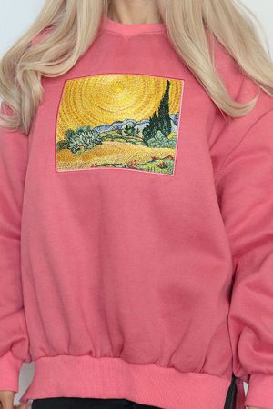 Cute Everyday Outfits, Outfit Inspo Casual Wheat Field Cypresses Sweatshirt