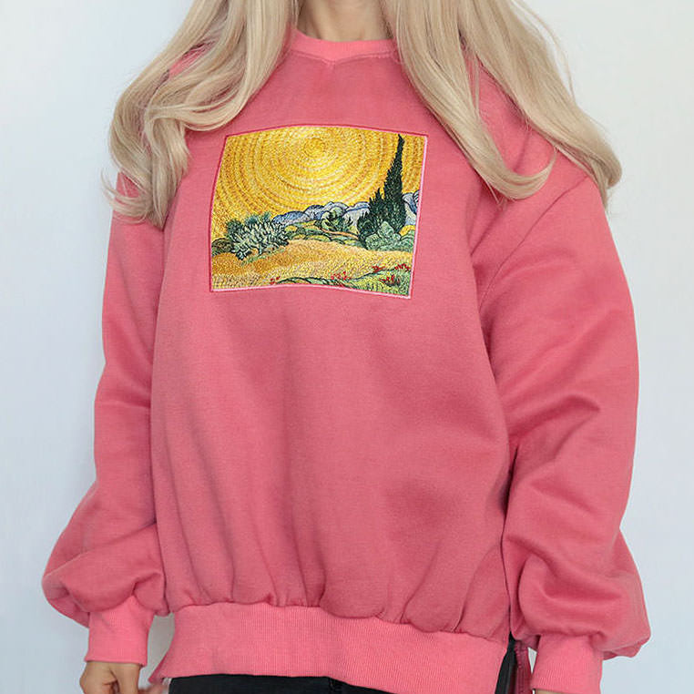 Cute Everyday Outfits, Outfit Inspo Casual Wheat Field Cypresses Sweatshirt