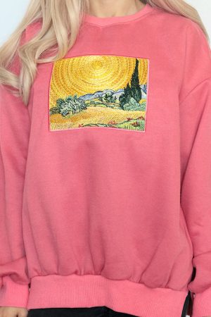 Cute Everyday Outfits, Outfit Inspo Casual Wheat Field Cypresses Sweatshirt