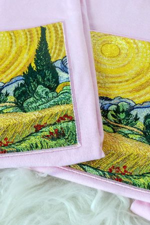 Cute Everyday Outfits, Outfit Inspo Casual Wheat Field with Cypresses Tee