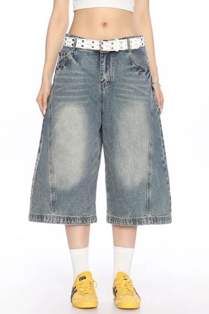 Cute Everyday Outfits, Outfit Inspo Casual Wide Leg Vintage Wash Culotte Jeans