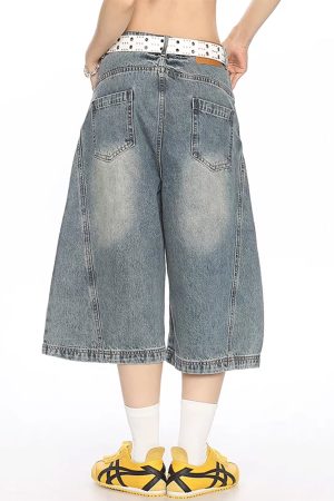 Cute Everyday Outfits, Outfit Inspo Casual Wide Leg Vintage Wash Culotte Jeans