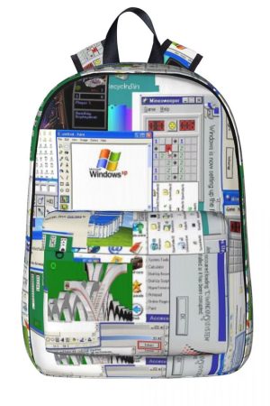 Cute Everyday Outfits, Outfit Inspo Casual Windows XP Aesthetic Backpack