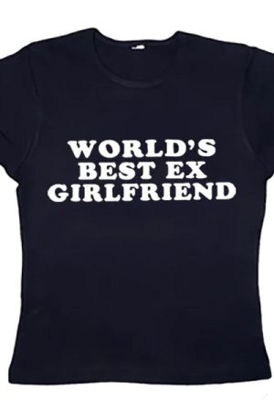 Cute Everyday Outfits, Outfit Inspo Casual World's Best Ex Girlfriend Baby Tee