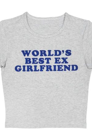 Cute Everyday Outfits, Outfit Inspo Casual World's Best Ex Girlfriend Baby Tee