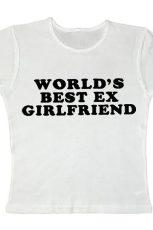 Cute Everyday Outfits, Outfit Inspo Casual World's Best Ex Girlfriend Baby Tee