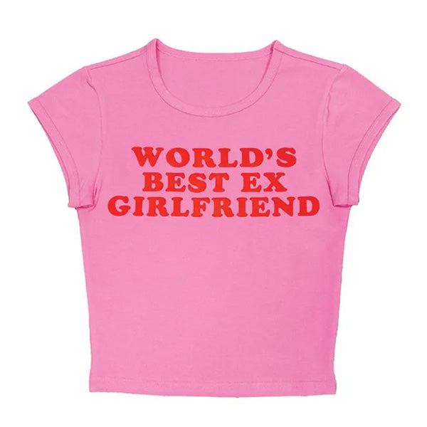 Cute Everyday Outfits, Outfit Inspo Casual World's Best Ex Girlfriend Baby Tee