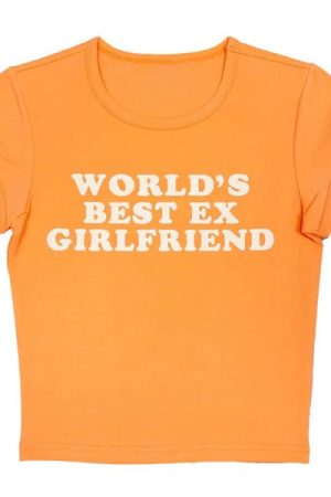 Cute Everyday Outfits, Outfit Inspo Casual World's Best Ex Girlfriend Baby Tee