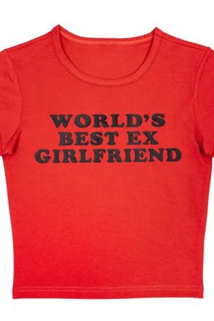 Cute Everyday Outfits, Outfit Inspo Casual World's Best Ex Girlfriend Baby Tee
