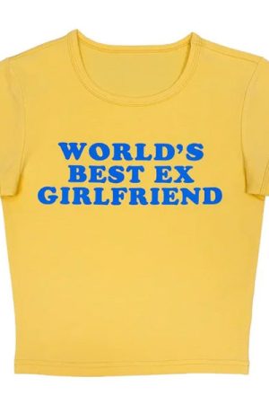 Cute Everyday Outfits, Outfit Inspo Casual World's Best Ex Girlfriend Baby Tee