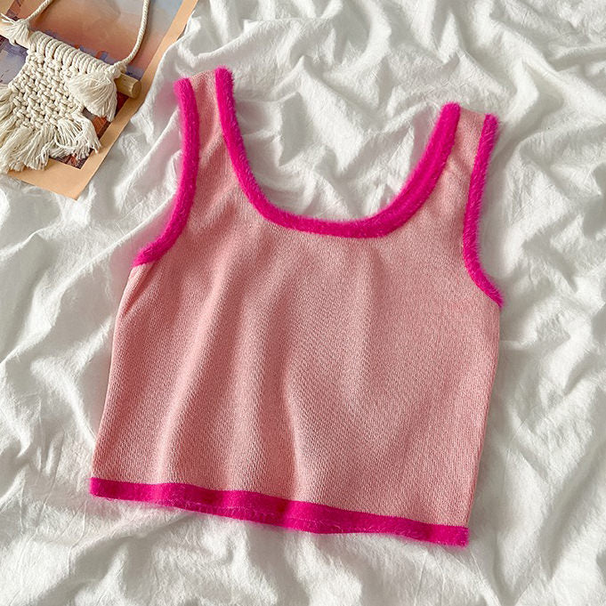 Cute Everyday Outfits, Outfit Inspo Casual Y2K Aesthetic Baby Fur Top Cute Everyday Outfits, Outfit Inspo Casual Y2K Aesthetic Baby Fur Top