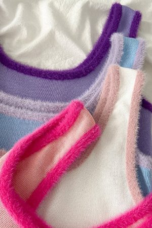 Cute Everyday Outfits, Outfit Inspo Casual Y2K Aesthetic Baby Fur Top