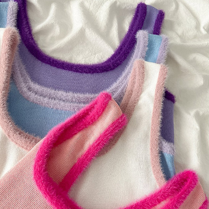 Cute Everyday Outfits, Outfit Inspo Casual Y2K Aesthetic Baby Fur Top Cute Everyday Outfits, Outfit Inspo Casual Y2K Aesthetic Baby Fur Top