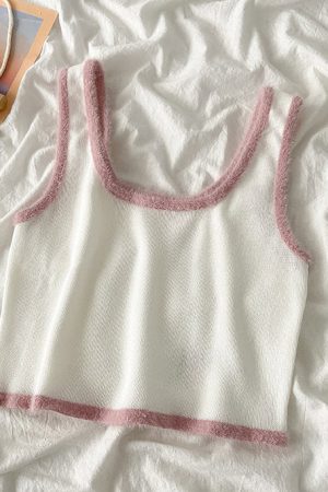 Cute Everyday Outfits, Outfit Inspo Casual Y2K Aesthetic Baby Fur Top