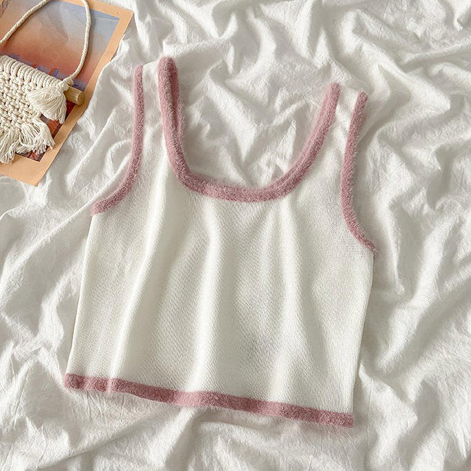 Cute Everyday Outfits, Outfit Inspo Casual Y2K Aesthetic Baby Fur Top Cute Everyday Outfits, Outfit Inspo Casual Y2K Aesthetic Baby Fur Top