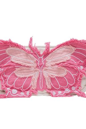 Cute Everyday Outfits, Outfit Inspo Casual Y2K Aesthetic Butterfly Denim Handbag