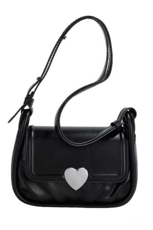 Cute Everyday Outfits, Outfit Inspo Casual Y2K Aesthetic Heart Bag