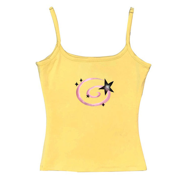 Cute Everyday Outfits, Outfit Inspo Casual Y2K Aesthetic Star Tank Top Cute Everyday Outfits, Outfit Inspo Casual Y2K Aesthetic Star Tank Top